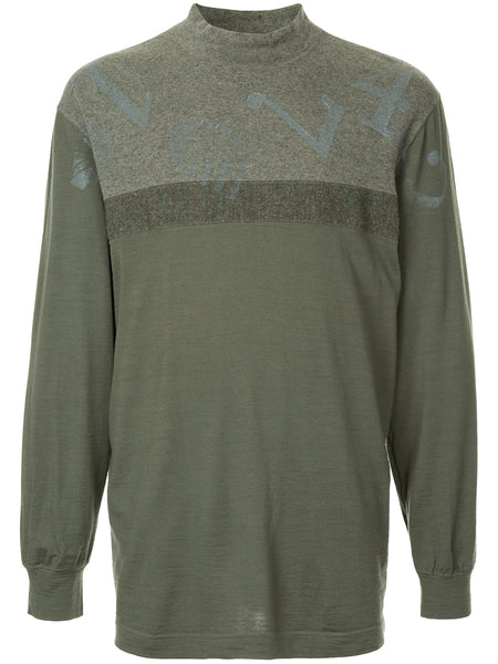 COMME DES GARÇONS Homme Plus painted number jumper