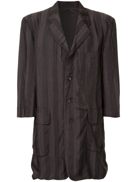 COMME DES GARÇONS oversized pinstriped jacket