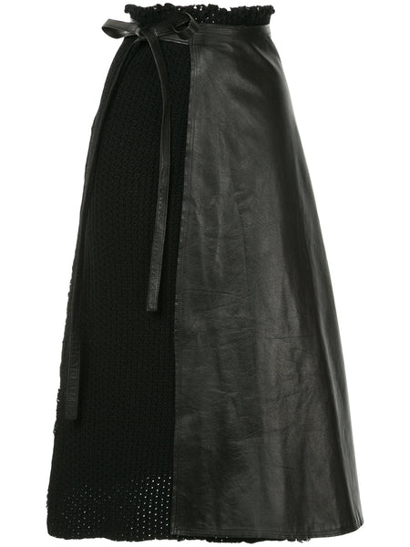 COMME DES GARÇONS wrapped A-line skirt