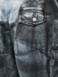 YOHJI YAMAMOTO Pour Homme leather print suit
