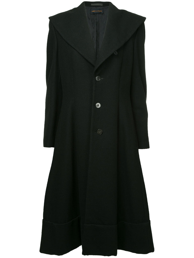 COMME DES GARÇONS oversized collar coat