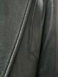 JUNYA WATANABE COMME DES GARÇONS slim-fit leather blazer