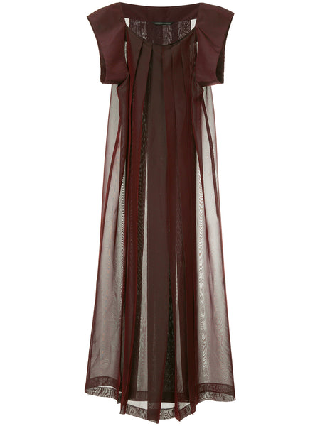 YOHJI YAMAMOTO pleated maxi dress