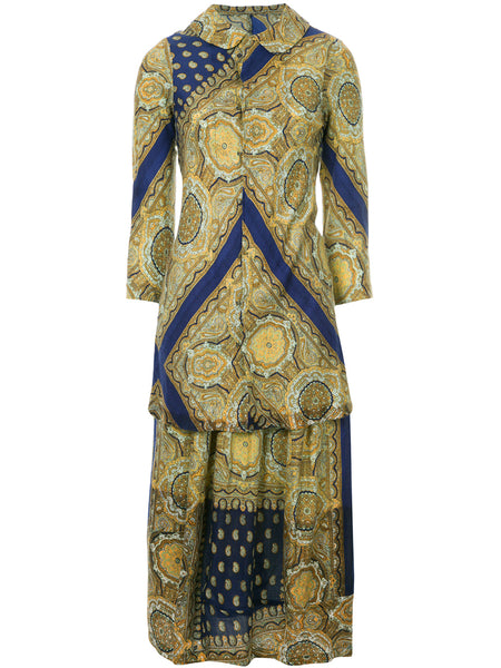 COMME DES GARÇONS paisley-print skirt suit