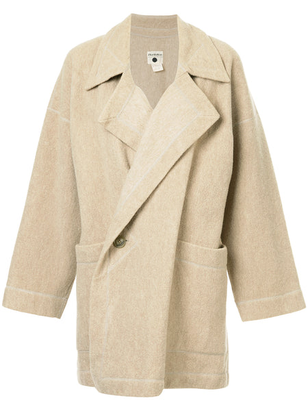 ISSEY MIYAKE flared-sleeve oversized jacket