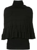 JUNYA WATANABE ribbed layered turtleneck top