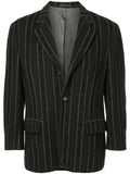 COMME DES GARÇONS Homme Plus dotted details striped blazer