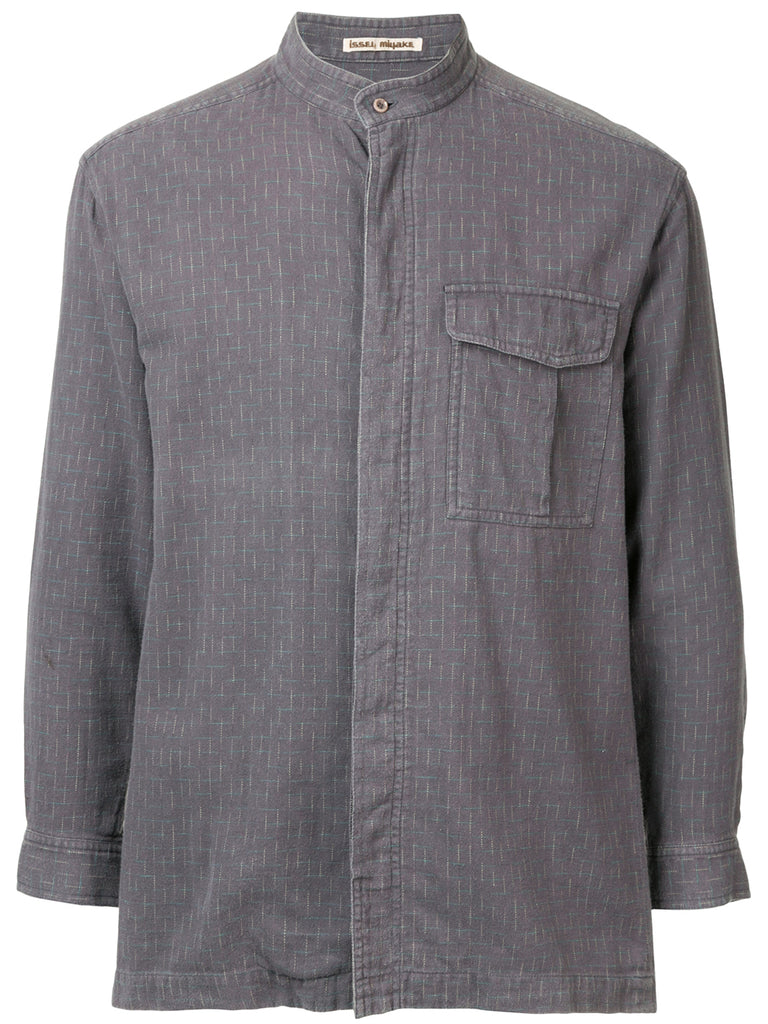 ISSEY MIYAKE flannel shirt