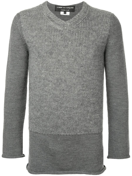 COMME DES GARÇONS Homme Plus v-neck jumper