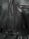 COMME DES GARÇONS Homme midi belted leather jacket