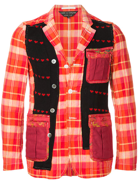 COMME DES GARÇONS Homme Plus plaid blazer