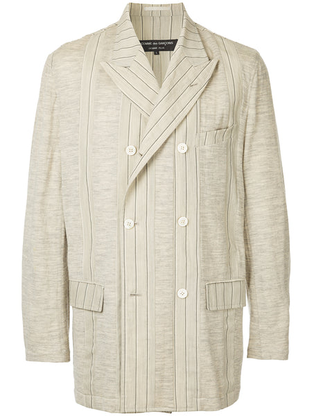 COMME DES GARÇONS Homme Plus pinstripe double-breasted blazer