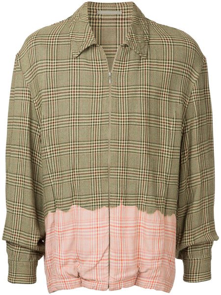 COMME DES GARÇONS Homme Plus dipped plaid jacket