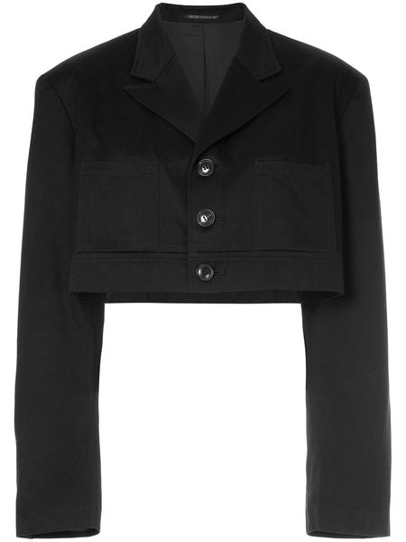 YOHJI YAMAMOTO cropped tailored jacket