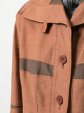 ISSEY MIYAKE colour-block fitted jacket