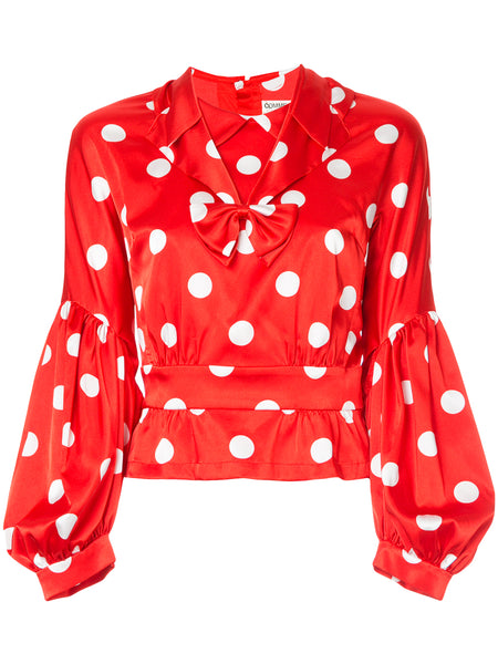 COMME DES GARÇONS polka dot shirt