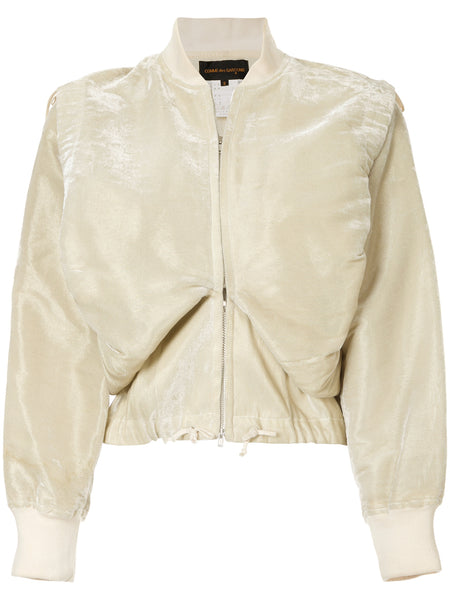 COMME DES GARÇONS iridescent bomber jacket