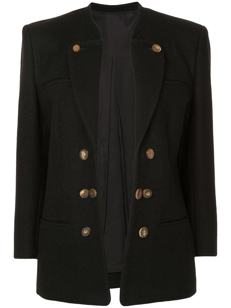COMME DES GARÇONS double breasted structured jacket
