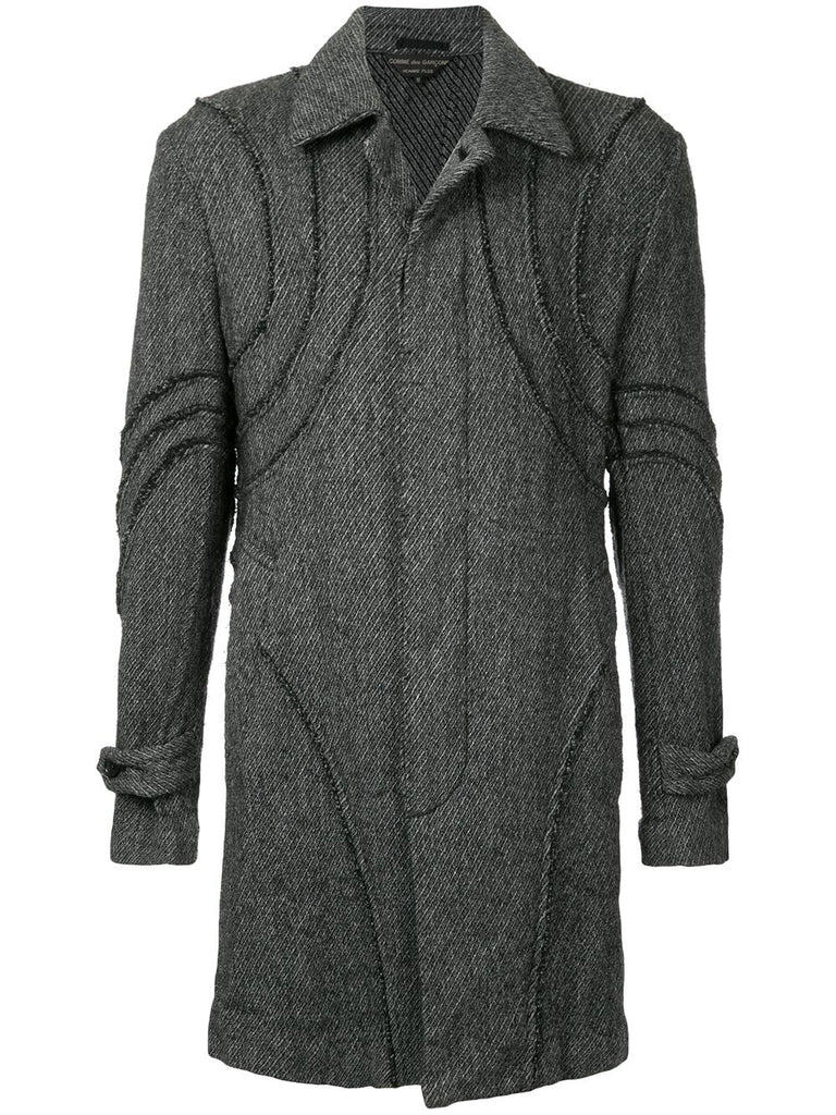 COMME DES GARÇONS Homme Plus stitch-detail single-breasted coat