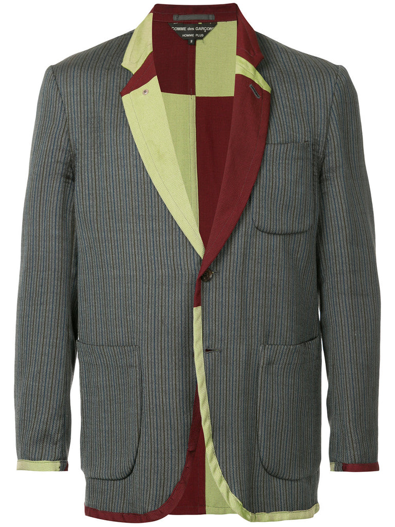 COMME DES GARÇONS Homme Plus reversible checkerboard blazer