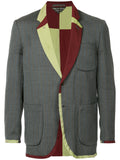 COMME DES GARÇONS Homme Plus reversible checkerboard blazer