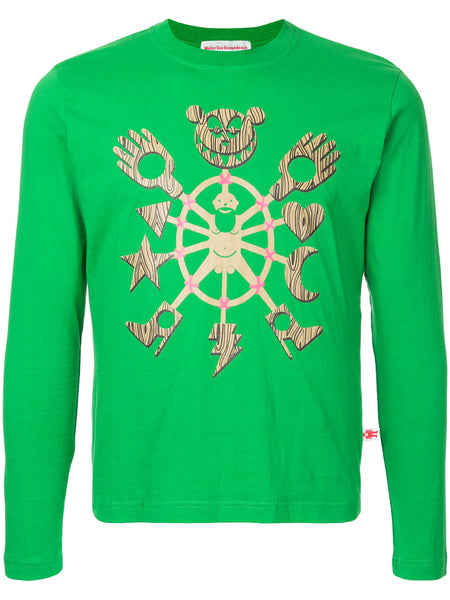 WALTER VAN BEIRENDONCK graphic print sweatshirt