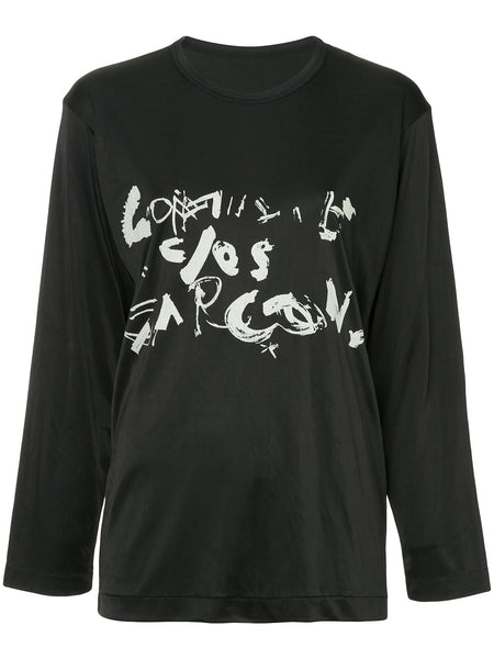 COMME DES GARÇONS artistic logo top