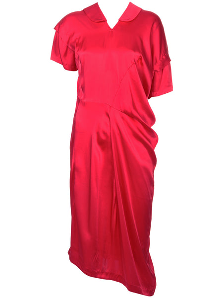 COMME DES GARÇONS deconstructed silk dress