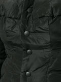 YOHJI YAMAMOTO silk collar puffer jacket