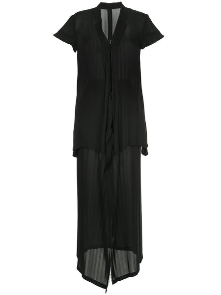 YOHJI YAMAMOTO sheer skirt suit