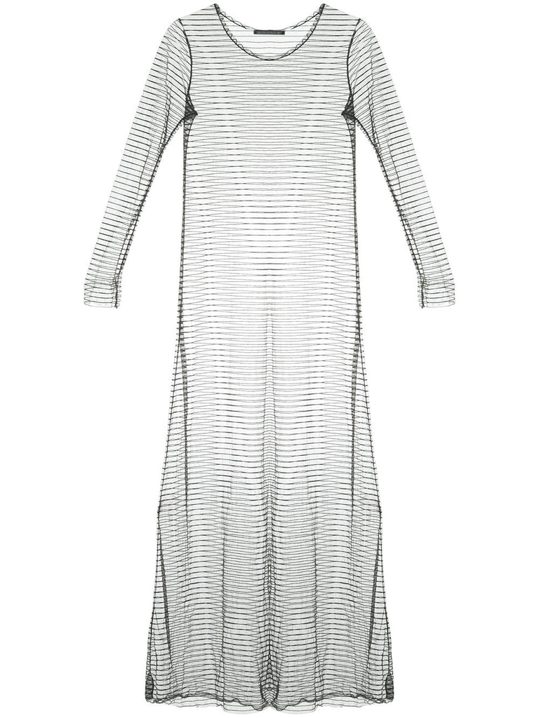 YOHJI YAMAMOTO sheer striped dress