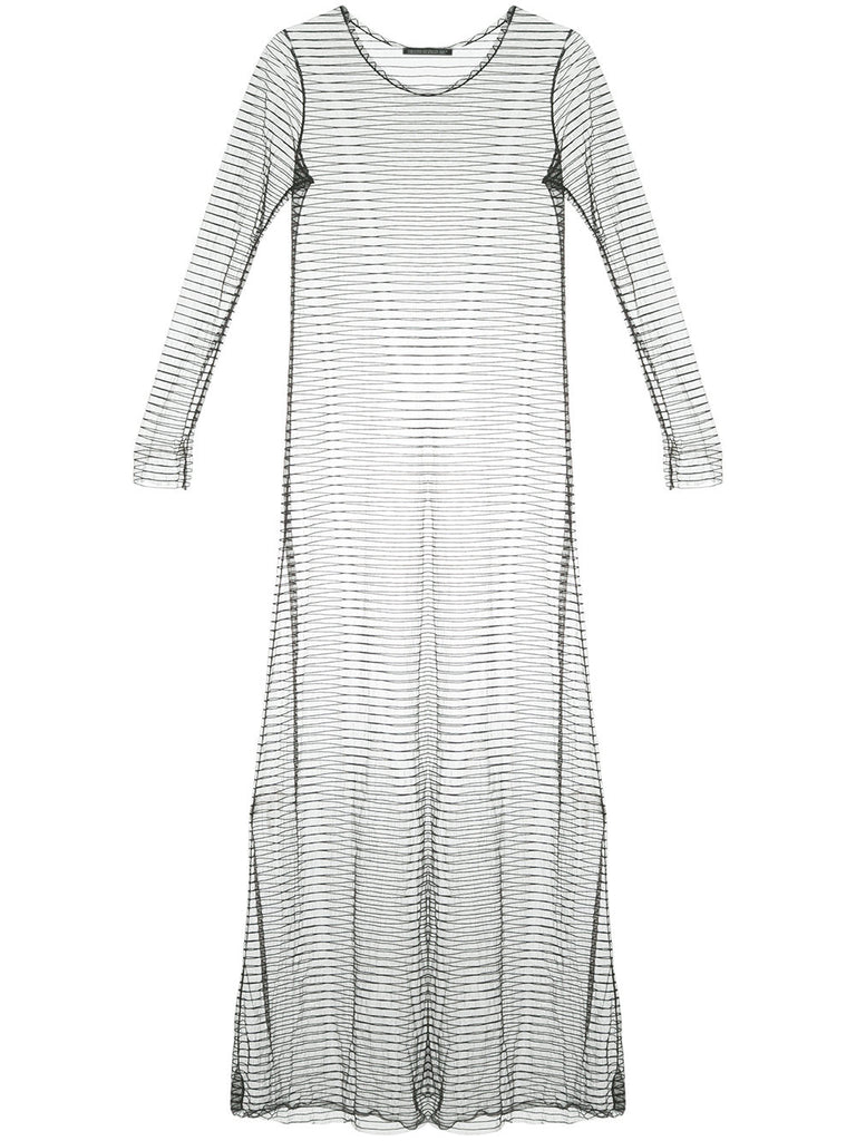 YOHJI YAMAMOTO sheer striped dress