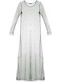 YOHJI YAMAMOTO sheer striped dress