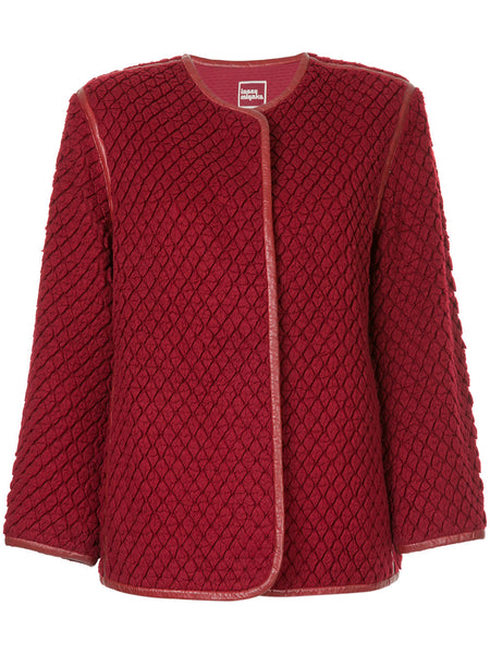 ISSEY MIYAKE textured jacket