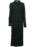 ISSEY MIYAKE pleated skirt suit