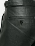 COMME DES GARÇONS Homme Plus leather effect cropped trousers
