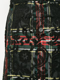 COMME DES GARÇONS Homme Plus tartan lace embroidered shorts