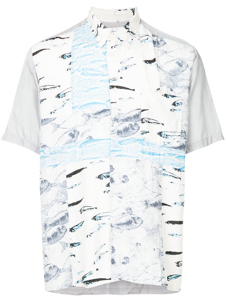 COMME DES GARÇONS SHIRT fish print shirt