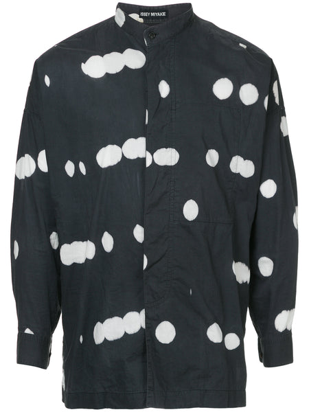 ISSEY MIYAKE bleach spot shirt