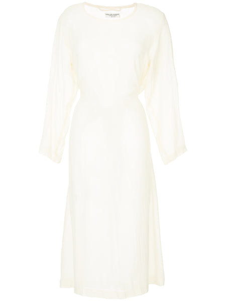 COMME DES GARÇONS sheer tied dress