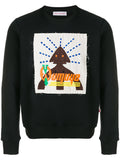 WALTER VAN BEIRENDONCK embroidered tribal sweatshirt