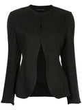 YOHJI YAMAMOTO curvy collarless jacket