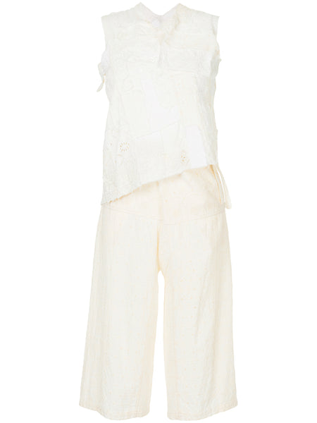 JUNYA WATANABE COMME DES GARÇONS deconstructed embroidered set