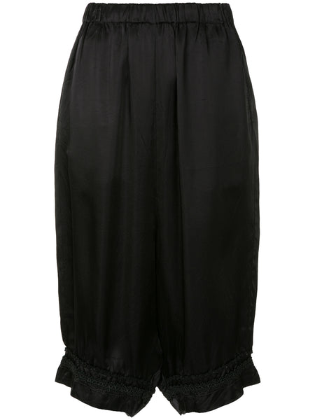 COMME DES GARÇONS drop-crotch cropped trousers
