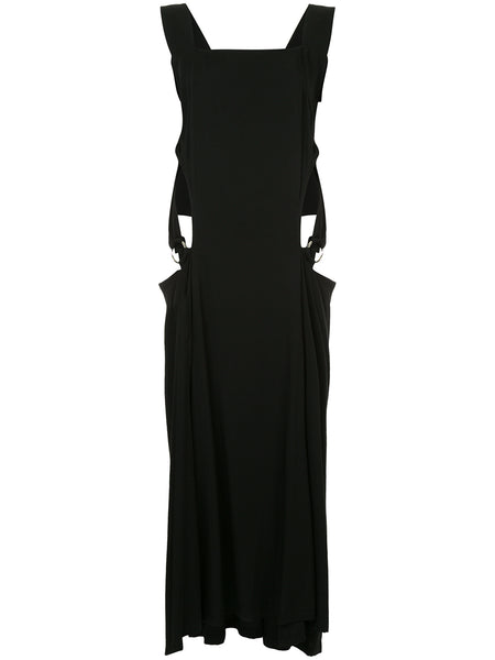 YOHJI YAMAMOTO cut out maxi dress