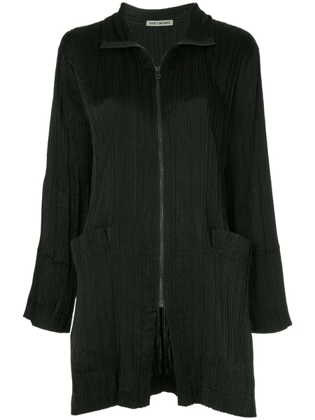 ISSEY MIYAKE pleated long jacket