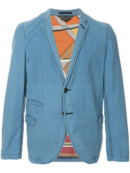 COMME DES GARÇONS Homme Plus scarf lined slim jacket