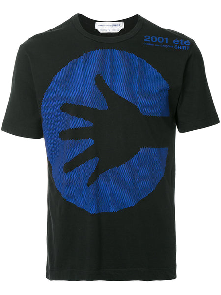 COMME DES GARÇONS SHIRT hand print T-shirt