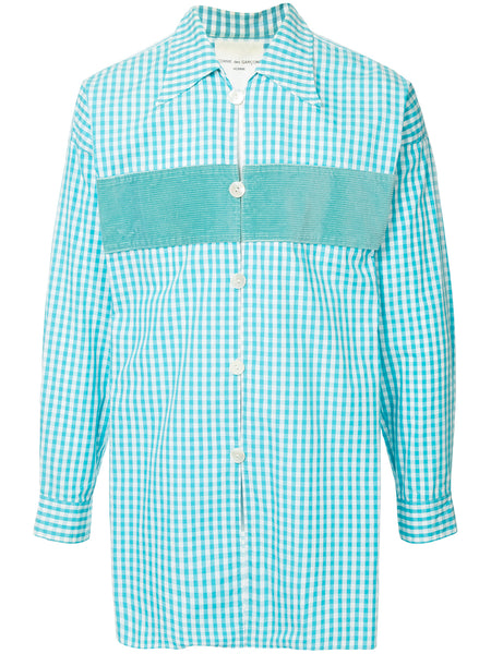 COMME DES GARÇONS Homme gingham long length shirt