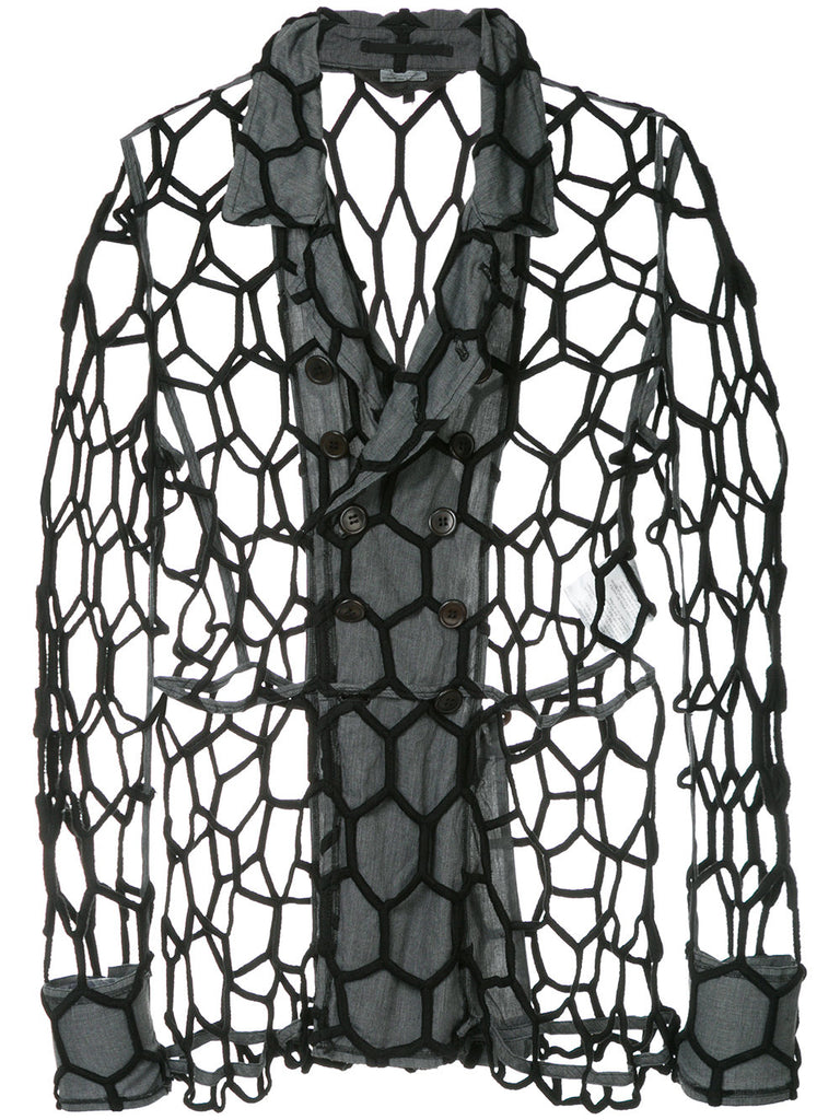 COMME DES GARÇONS Homme Plus netted jacket